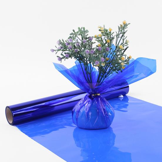 1 Rolle Dekoratives Helles Cellophan-Verpackungsrolle Kunststoff Visueller Effekt Cellophanrolle für Party