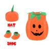 Halloween Pumpkin Costume Kids Romper Boy Girl Party Costume Cosplay for Girls Boys Stage Performance Holiday Party Clothing