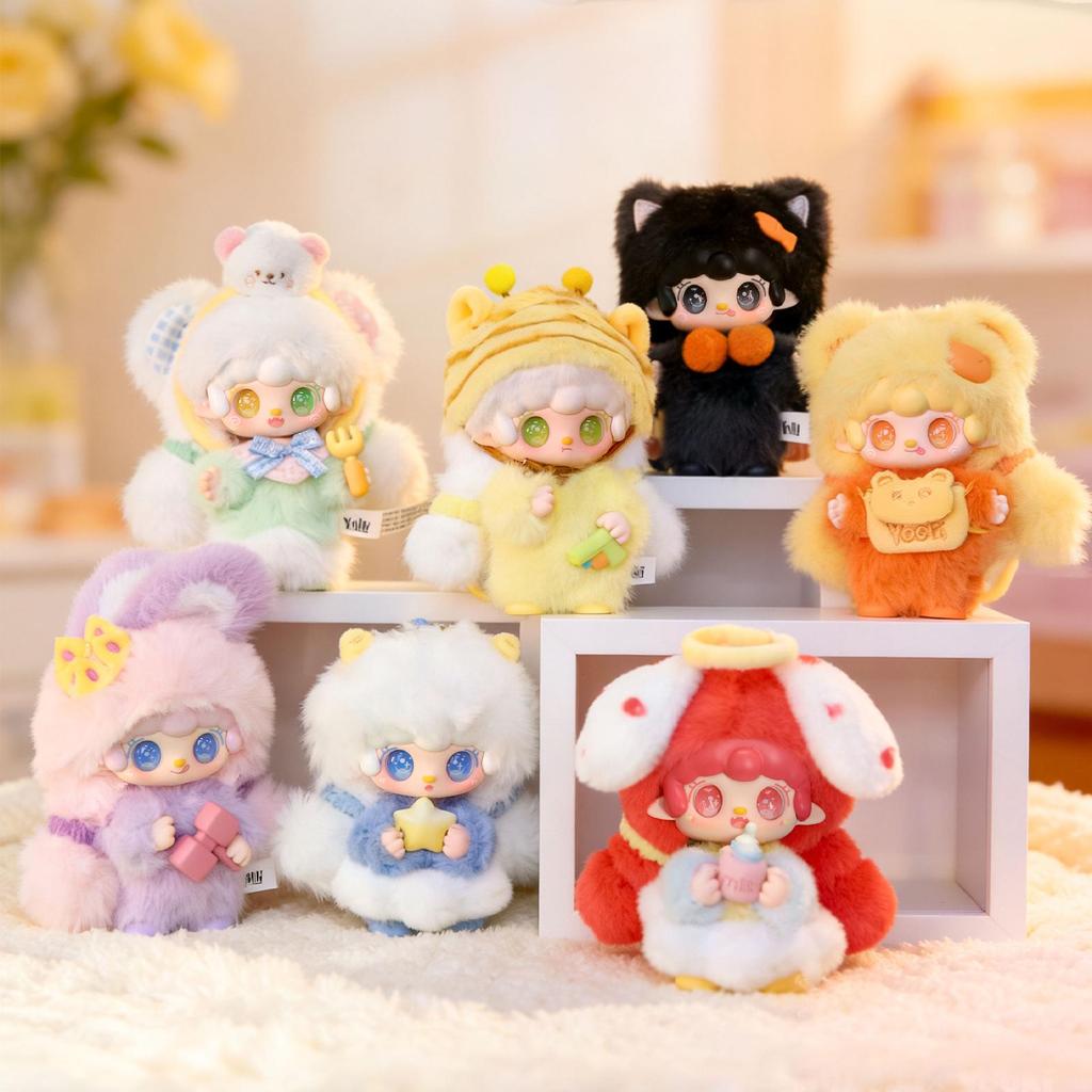 Three Little Hairs Lucky Rabbit Plush - Cute Bedroom Decoration
