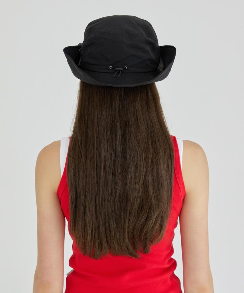 Nyuyogwogseu Safari Bucket Hat_ Black