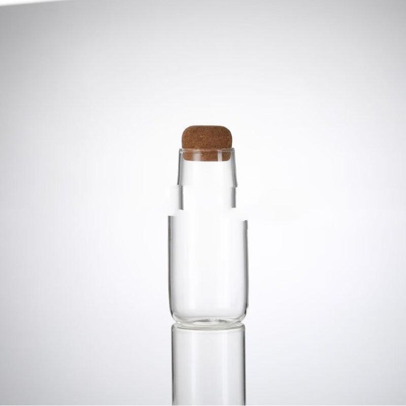 ZISIZ Glass Food Storage Jars with Cork Lids