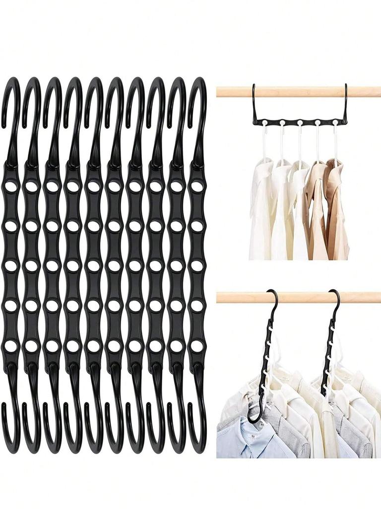 5/20 buc Umerașe magice Umeraș pentru economisirea spațiului Dulap Umeras pentru economisirea spațiului Organizator Umerașe multiple Depozitare haine din plastic robust
