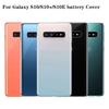 Back Battery Cover For Samsung Galaxy S10/S10+/S10E Glass Rear Housing Replacement Parts +Camera Lens For S 10 10Plus 10E