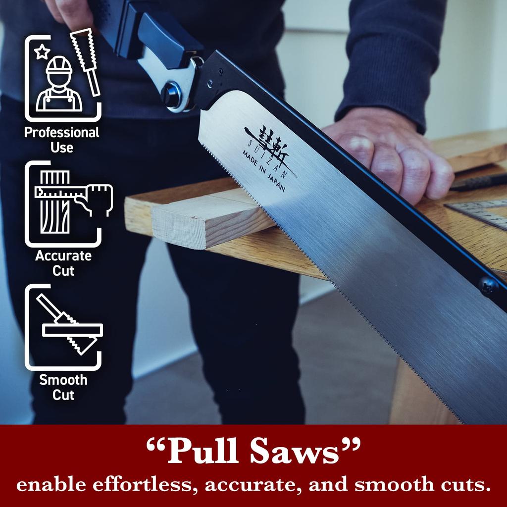SUIZAN Folding Dovetail Saw 240mm Replaceable Dovetail Woodworking Saw - Blade, Crosscut, Saw, Precision, Craftsmanship, Woodworking,