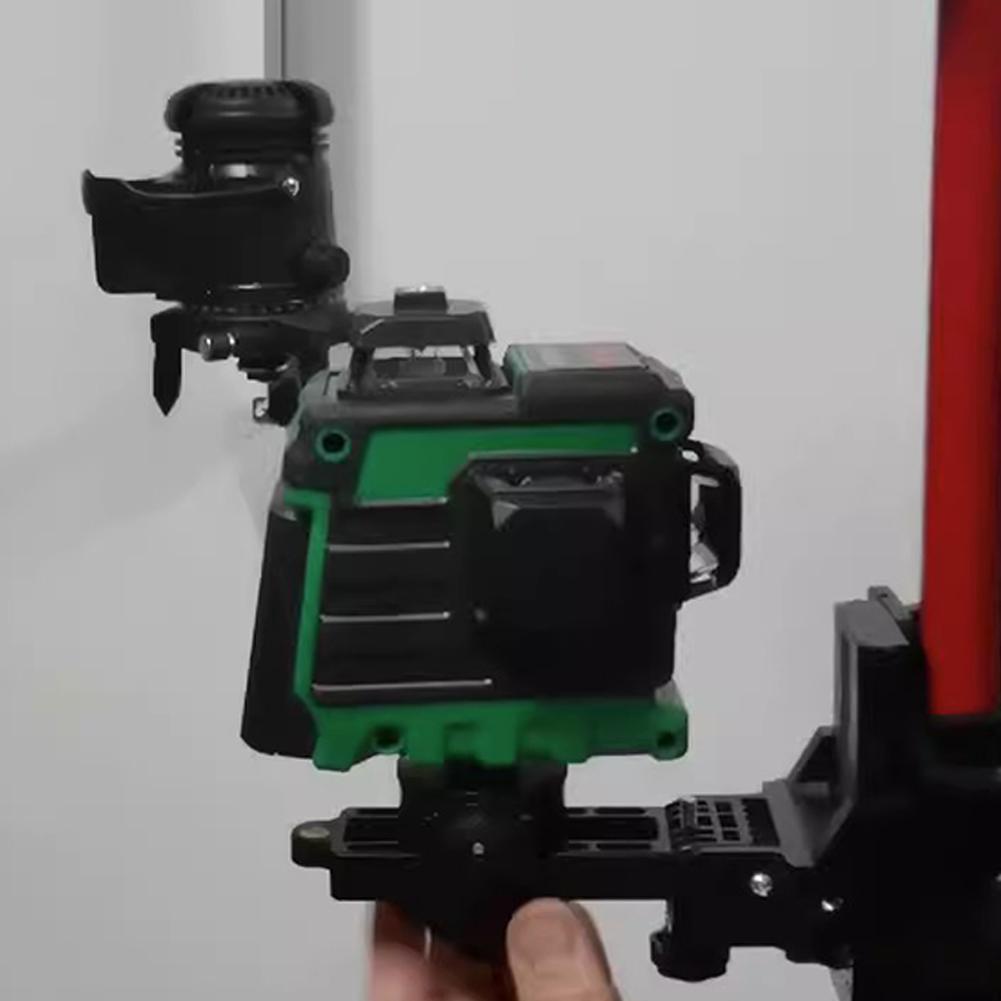 

Stable Support 360 Degree Adjustment Construction Projects Black Adapter Compact Mount Impact-Resistant Material A