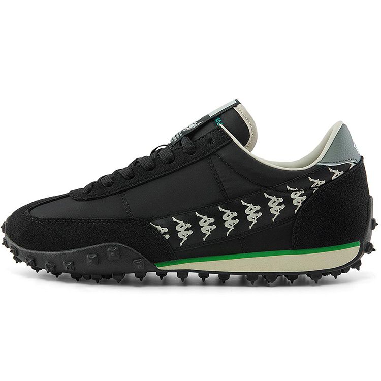 Kappa Retro Running Shoes Low Top Men sneakers Black White K0BW5MM09-990