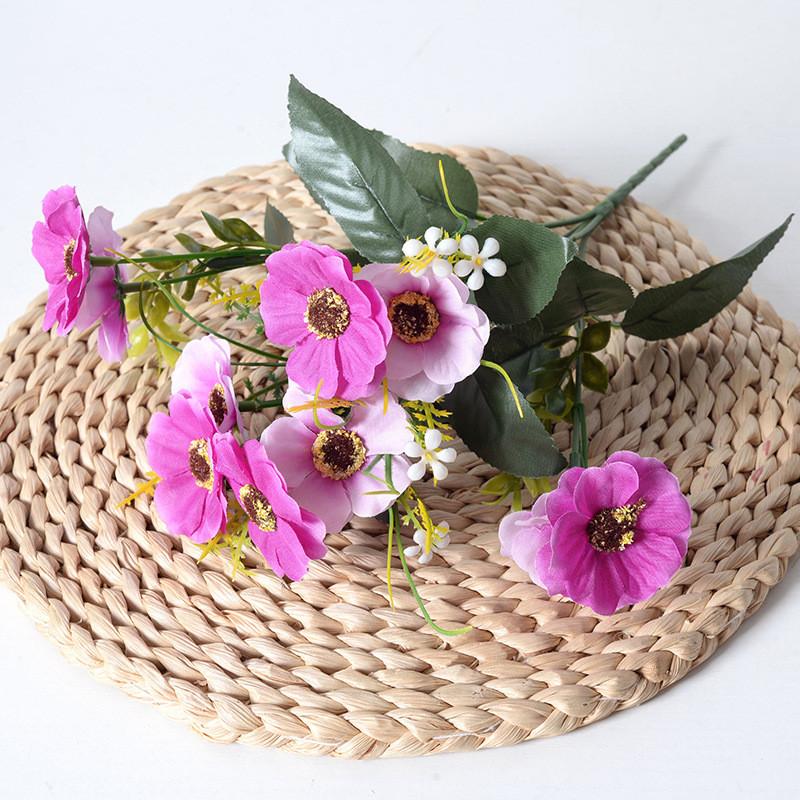 Cherry Artificial Blossoms Wedding Garden Setting Decorative Fake Flower Bouquet