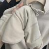 Winter 2024 Korean-Style Double-Sided Velvet Cardigan with Stand-Up Collar: Versatile Women's Trendy Jacket