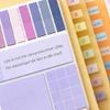 Portable Notebook Memopad With Adhesive Note Colorful Adhesive Index Label For Notebook Planner Office School Supplies