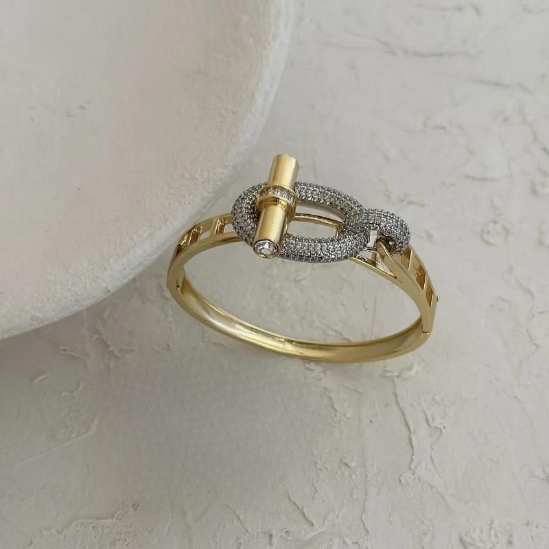 

1 новый водонепроницаемый кубический цирконий OT пряжка браслет из нержавеющей стали матовый ювелирный подарок