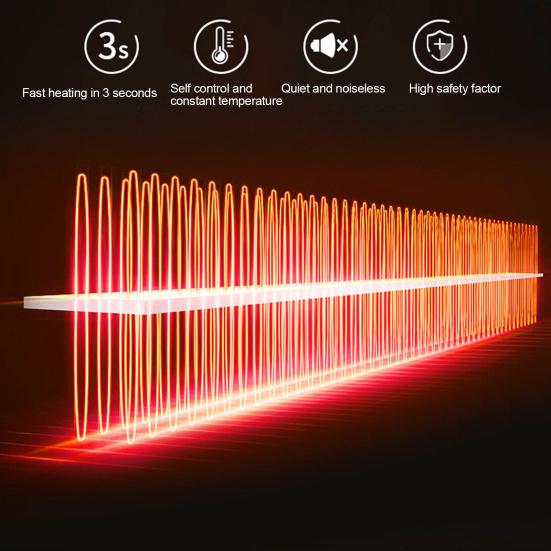 12/24V Winter Portable Car Electric Heater Fan Windscreen Defroster Demister