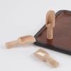 Wooden Bath Salt Spoon Natural Wood Multifunctional Scoop Ergonomic Handle Beech Kitchen Spoon for