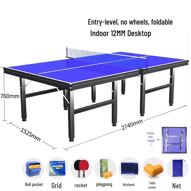 Flame Warrior Foldable Table Tennis Table