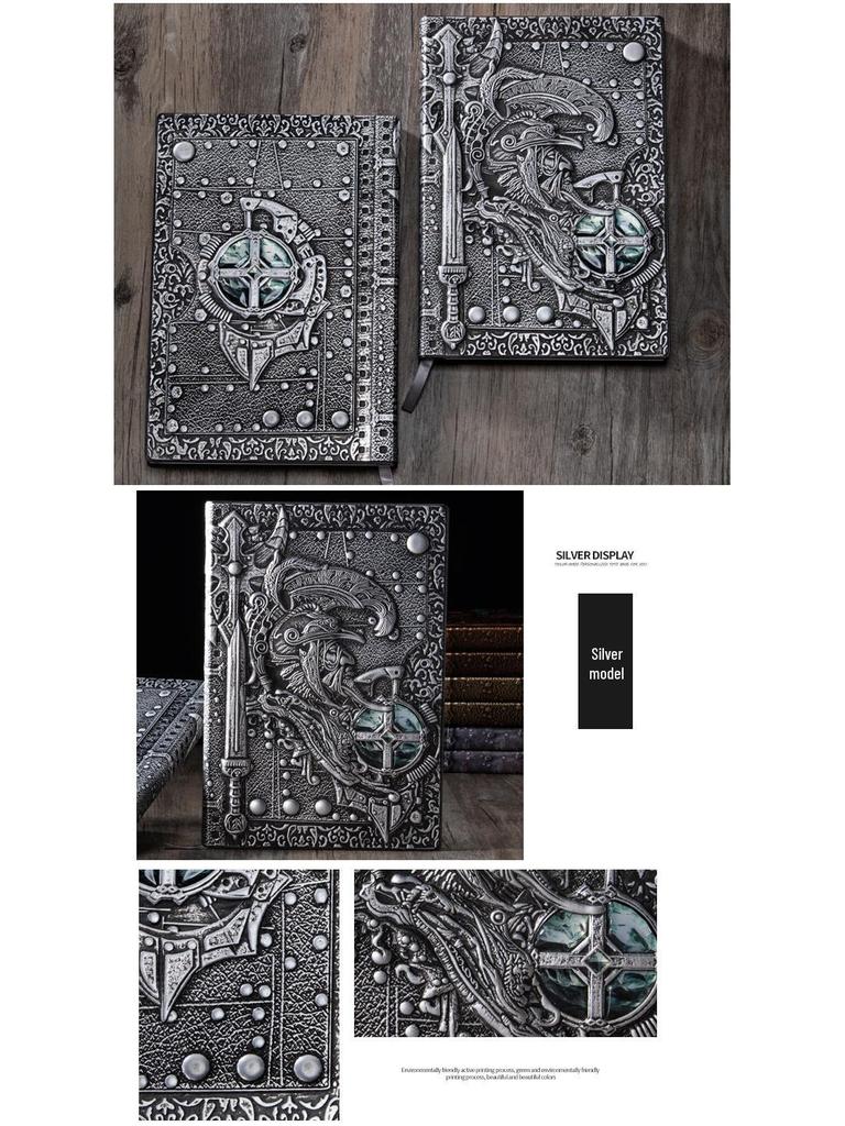 Paladin European Retro Business Diary: Embossed PU Notebook