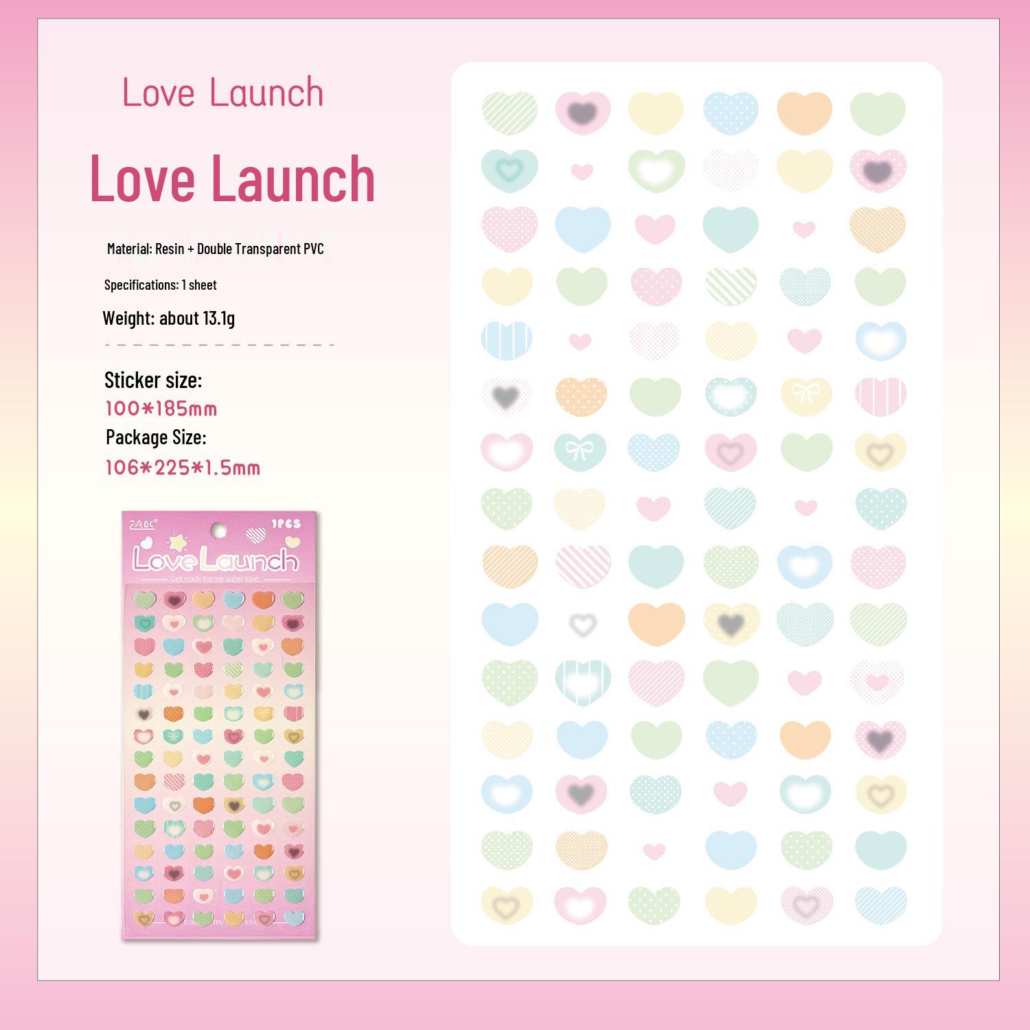 Yue Zhen Moonlight Fairy Tale PVC and Epoxy Stickers for DIY Journals