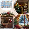 Christmas Decals Santa Claus Cute Decals Winter Window Clings Christmas Decorations For Party Holiday Winter Glass Wall Door