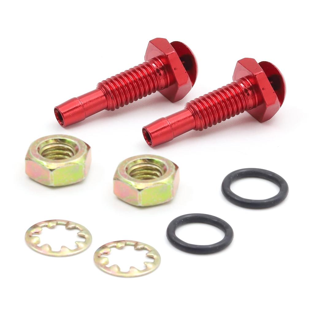 Ygmylandbb Dysza spryskiwacza, Dysza spryskiwacza szyby, , Narzędzie czyszczące, Stop aluminium, Czerwony, Zestaw 2 szt.