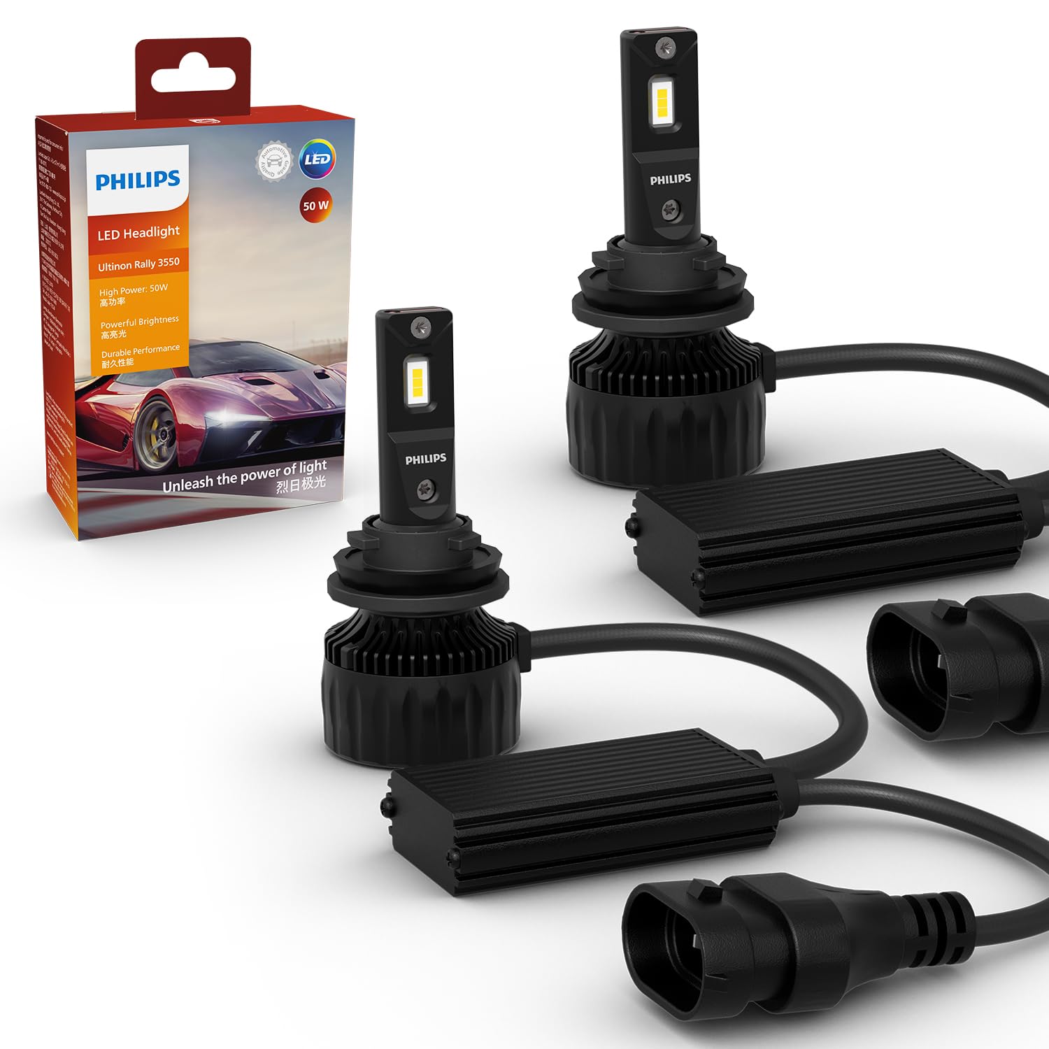 

Philips H8 H11 LED Headlights Vehicle Inspection and Low Beam Inspection 6500K High Brightness High Lumen 9000lm Automotive Bulbs 11362U3550X2 of [New