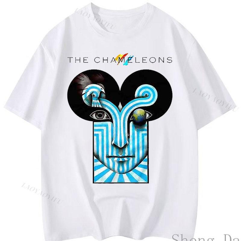 

Personality The Chameleons Casual Funny T Shirt Streetwear Graphic T-Shirts Summer Short Sleeve Cotton Crewneck Y2k Clothing 5XL різнокольоровий