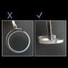 Simple Keychain Buckle Stylish Split Keychain Ring Portable Carabiner Keychain  Connecting Clasps