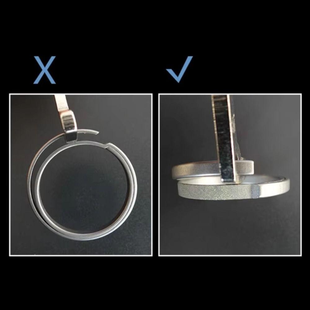 Simple Keychain Buckle Stylish Split Keychain Ring Portable Carabiner Keychain  Connecting Clasps