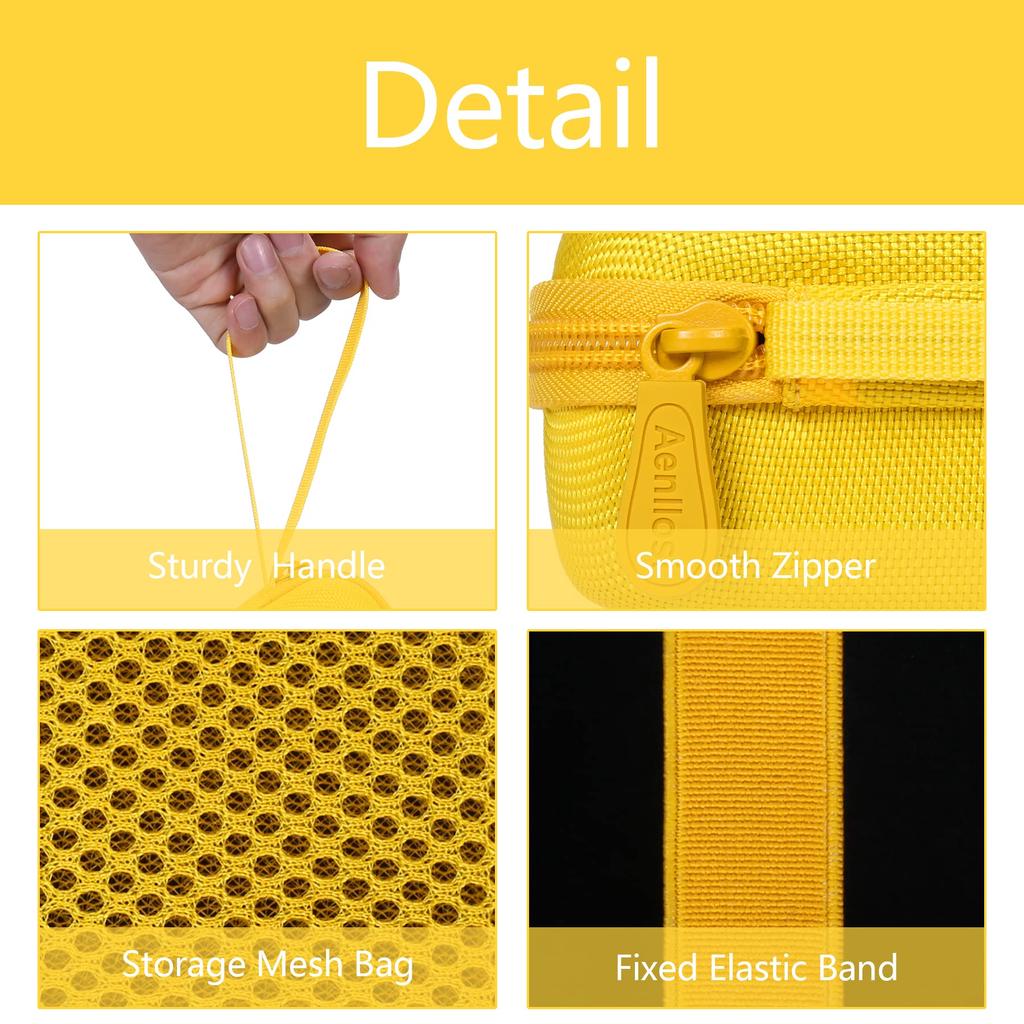 Aenllosi Compatible Storage Case for Kodak PIXPRO WPZ2 Compact Digital Camera, Yellow (Case Only)