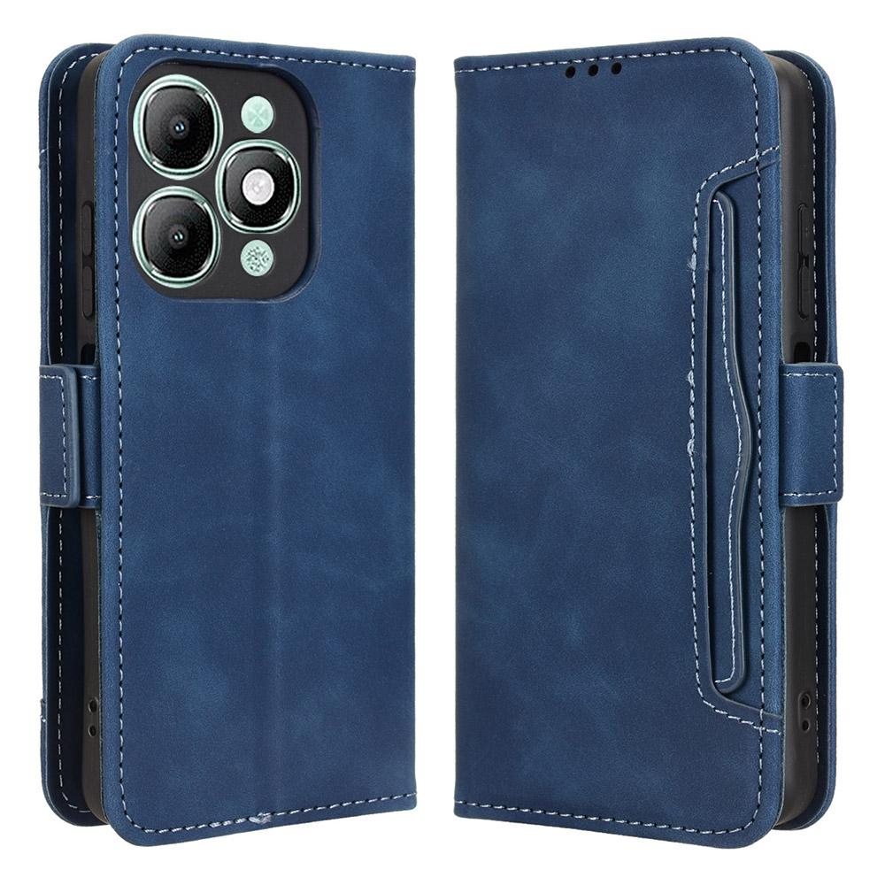 For itel A90 4G Leather Case Phone Wallet Cover with Multiple Card Slots