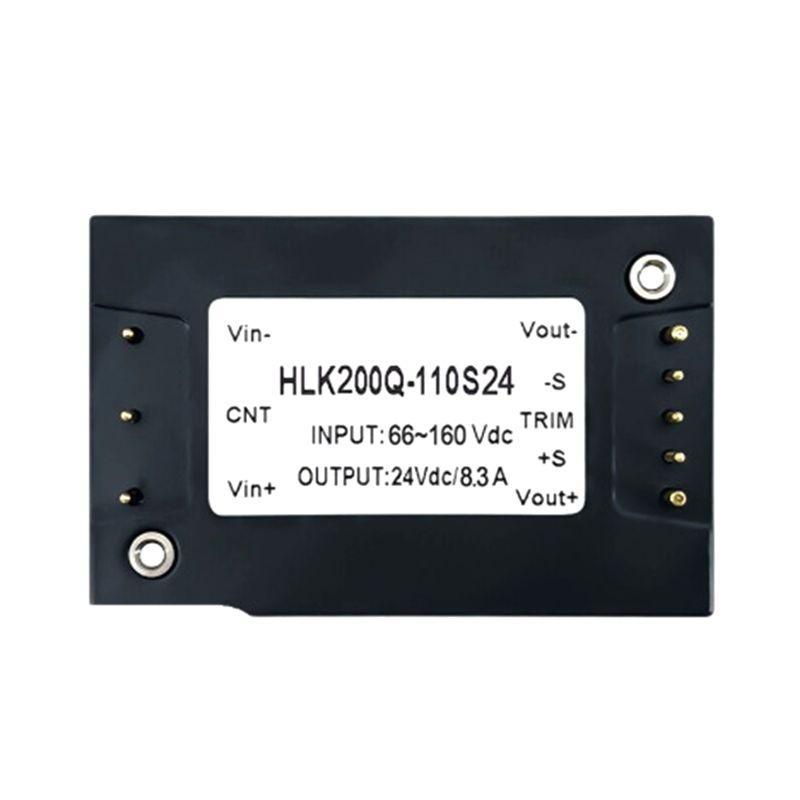 

ABNR Power Converter DC Regulator 110V To 24V Single Channel 200W For Smart Home Office чорний