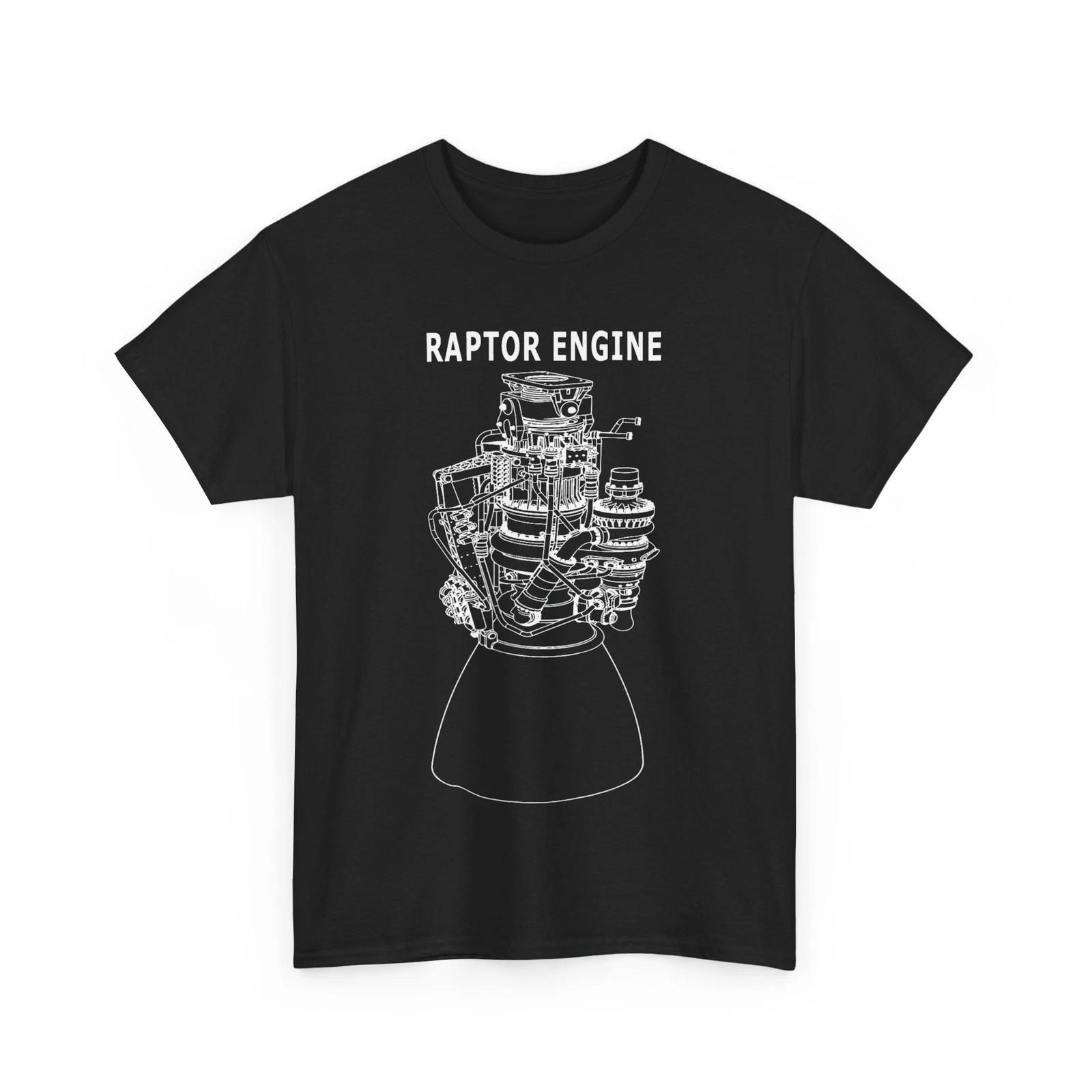 

Футболка с двигателем Raptor, Памятная вещь для Поколения X Ностальгия 2025 Мужская футболка 2XL