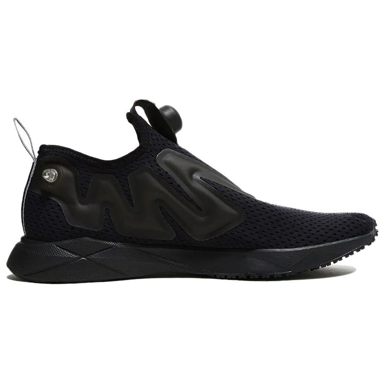 Reebok Pump Supreme Comfortable Fabric Low Top Running Shoes Unisex Sneaker Black CN1179
