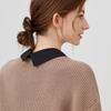 Black/White Pointed Collar Shirt Detachable Fake Collar for Women's Autumn Multifunctional Neck Decoration False Clothes Collars
