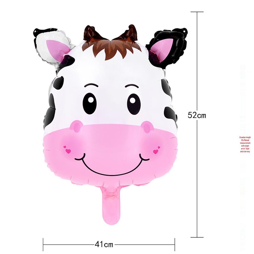 18" New Q Version Kids' Cartoon Animal Foil Balloon for Birthday Decorations