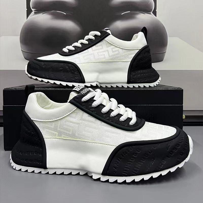 

Exclusive for delivery, extra large size all-inclusive casual shoes, summer mesh platform sports men s shoes, dad shoes 39 белый