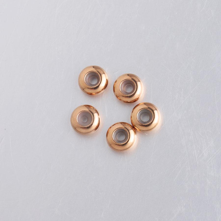 8mm Edelstahl Verstellbare Positionierungsperlen für DIY Armbänder