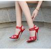 16cm Sexy Nightclub Large Size Thin Heel Fake Girl High Heels Women's Reverse String Men's Shoes One WZ