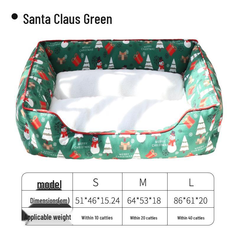 Ganzjahres-Warmes Hundebett für Kleine & Mittelgroße Hunde - Haustierkennel & Schlafplatz