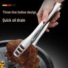 Large 316 Stainless Steel Food Tongs for BBQ & Buffet
