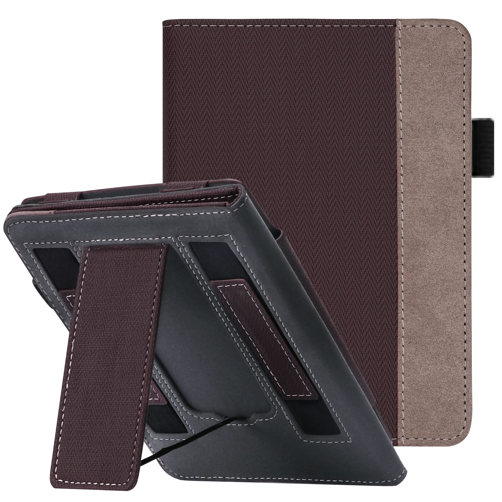 

WALNEW Kindle Paperwhite Case Protective Cover for the New 11th Generation Kindle Paperwhite Signature with Stand and and Magnetic Charging (2021) кавовий