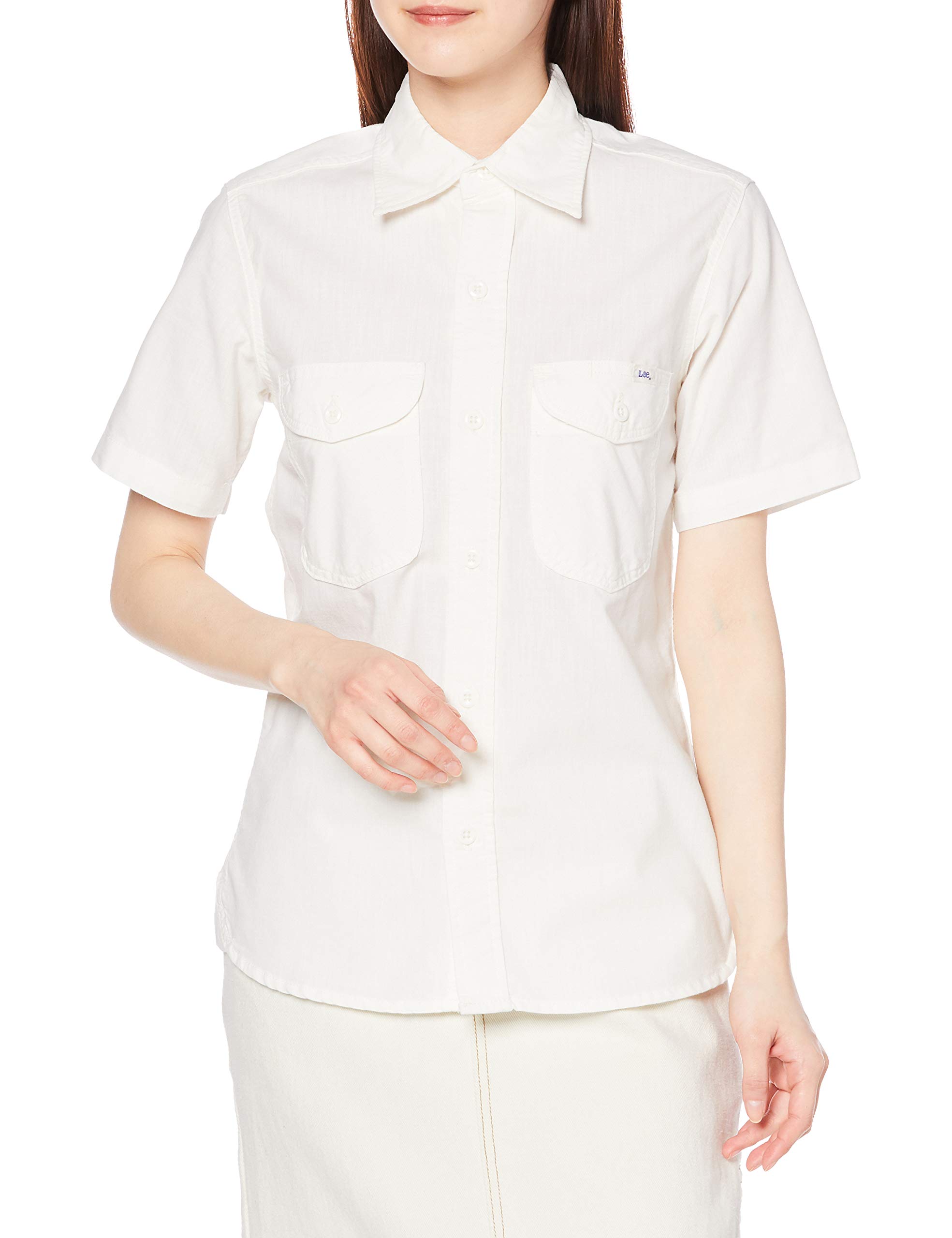 

Lee Shirt LCS43005 Size S Button-Down Women s White, белый