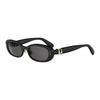 Brand Design Oval Sunglasses Unisex Sunglasses Black DIOR-OBLIQUE-B1F-10A0