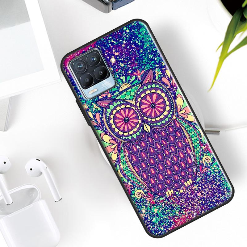 

Dream Catcher Drawings Feather Owl Case For Realme 15 11 Pro Plus 12 13 14 C71 C75 C55 C51 C53 C25 C63 C61 C65 C67 GT6 GT7 Pro Realme 11 Pro Plus