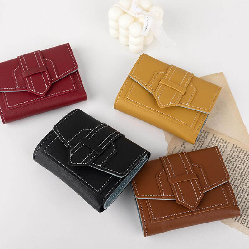 Einfache Kartenbörse mit Münzfach ac-9264c