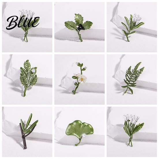 Sweater Brooch Pin Versatile Botanical Leaf Design with Glossy Fade-Resistant