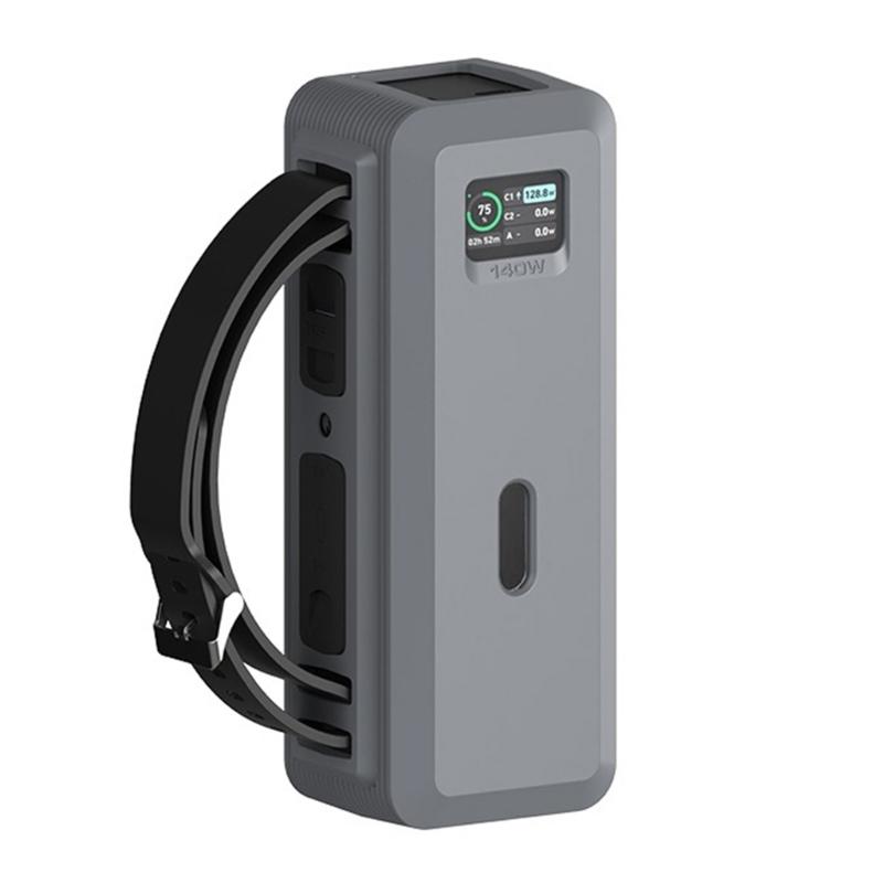 Travel Friendly Soft Case Protector Sleeve Housing Full Coverage Sweat Resistant For 737 140W Mobile Power Enhances Grip