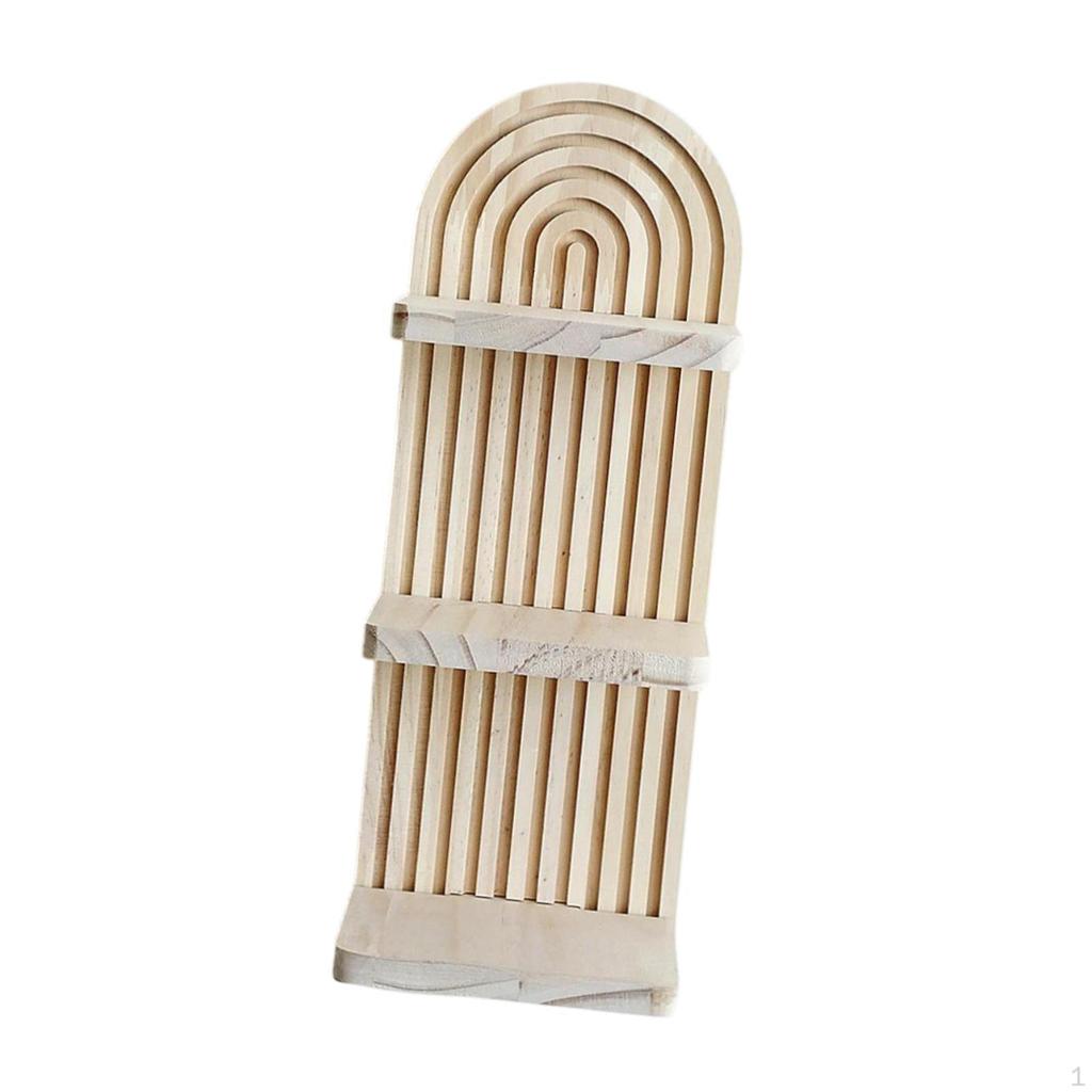 Scaffale da Parete Boho Montato Regalo Ideale Decorazione Chic Bohemien Moderna Galleggiante per Soggiorno
