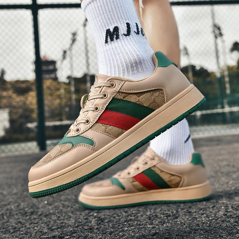 Fashion Classic Retro Khaki Sneakers Unisex Vintage Brand Shoes Men Fashion Flat Skateboard Shoes Women Breathable Casual Men's Sneakers