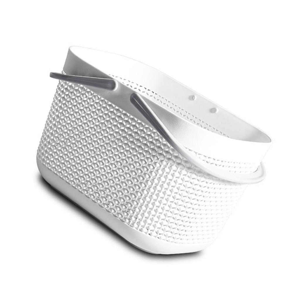 Bath Storage Basket Stylish Concise Style Lightweight Large Capacity Strong Load Bearing Draining Portable Shower Basket