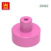 Non-Toxic 763Pcs/Lot 20482 Round 1 X 1 With Bar And Pin Block Moc Color Accessories Compatible With Brick Diy Children Toy Assembly