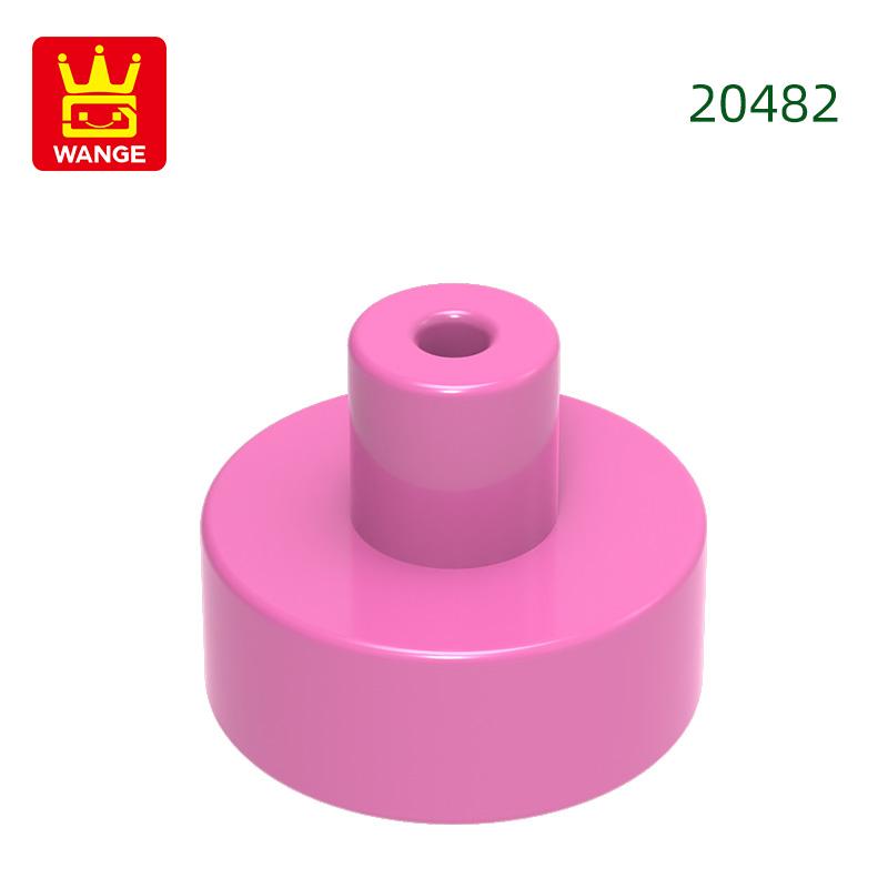 Non-Toxic 763Pcs/Lot 20482 Round 1 X 1 With Bar And Pin Block Moc Color Accessories Compatible With Brick Diy Children Toy Assembly