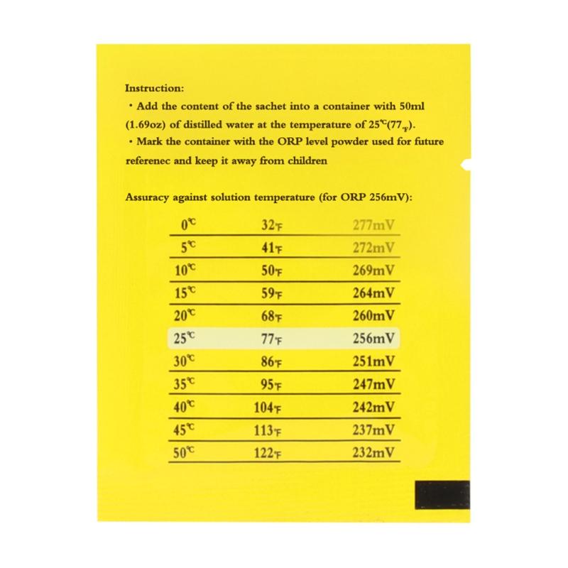 Redox-Puffer-Kalibrierungspulver, Redox-Potenzial-Analysator, Teststift-Kalibrierung 256